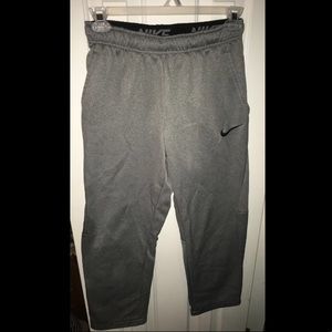 Gray Nike sweatpants